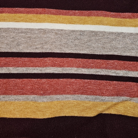 Multicolor Striped Cardigan Sweater Size 20 XXL Open Front Longline Fall Duster - Picture 9 of 13